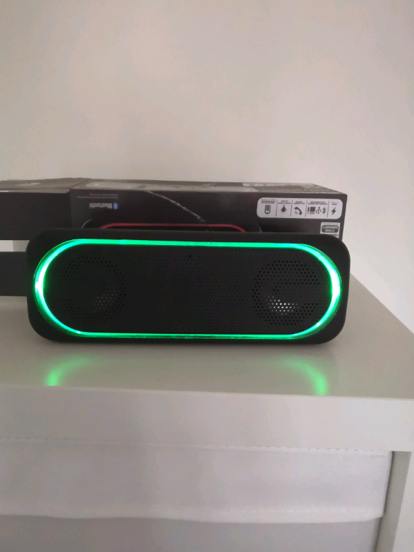 daewoo led bluetooth party speaker